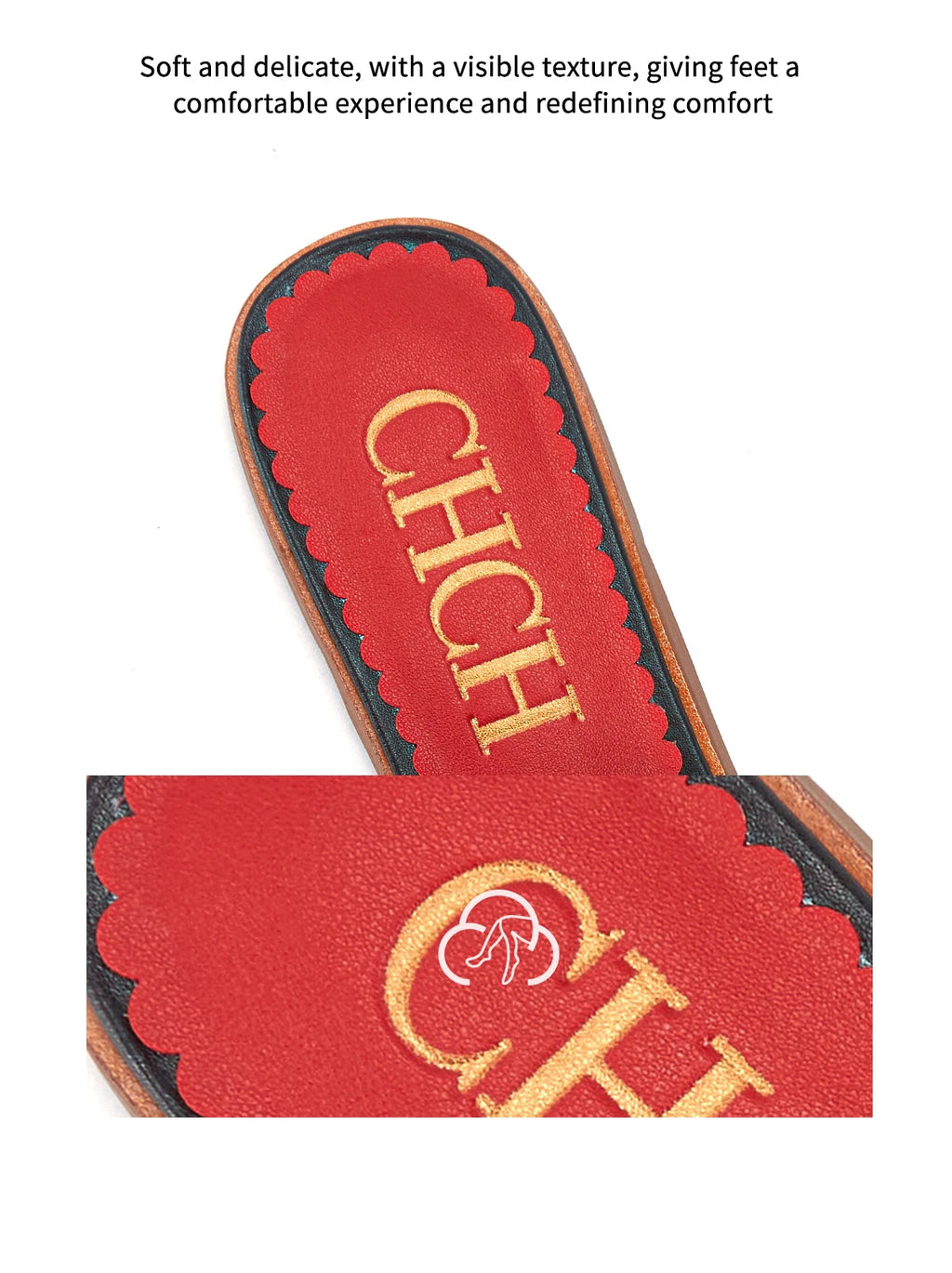 NEW Slippers Women's Shoes Leather Casual Shoes Flat Luxury Brand Shoes Essence Model