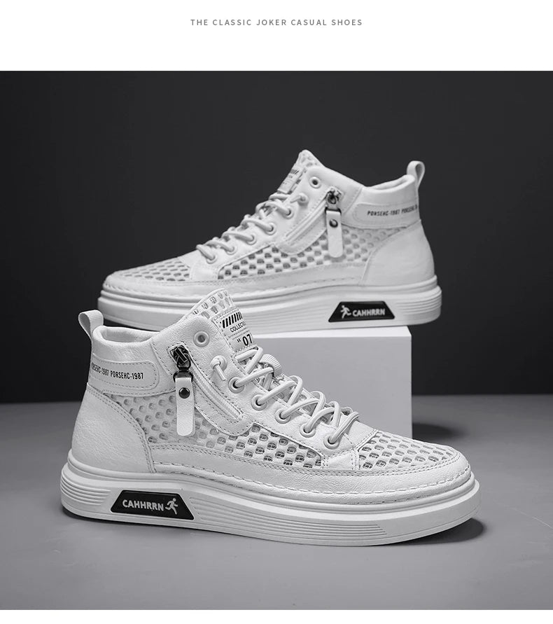 CYYTL Mesh Summer Shoes For Men Breathable Sneakers Casual Outdoor Running Tennis Platform Sports Hiking Designer Luxury Loafers