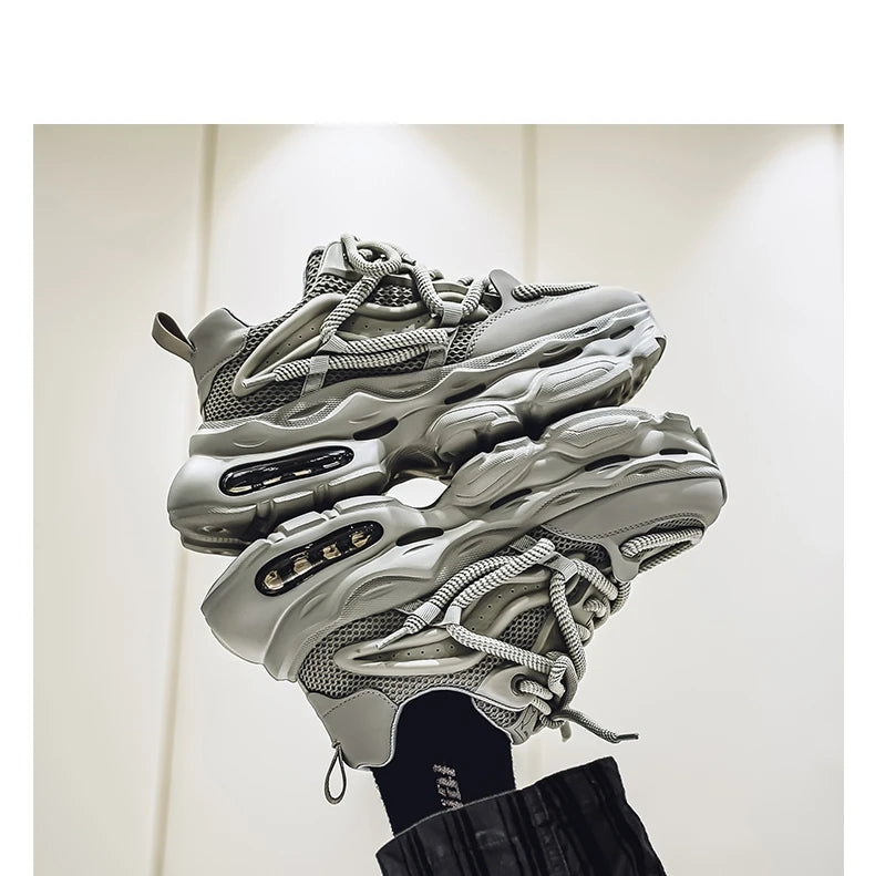 2024 New Men Shoes Autumn Winter Comfortable Men's Platform Sneakers Fashion Casual Shoes Sports Trainers Tenis Size44 ﻿