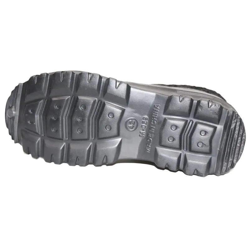 Men's Winter Snow Boots Waterproof Warm Fce Work oes Kitchen Hygiene Cotton Single oes for Laundry