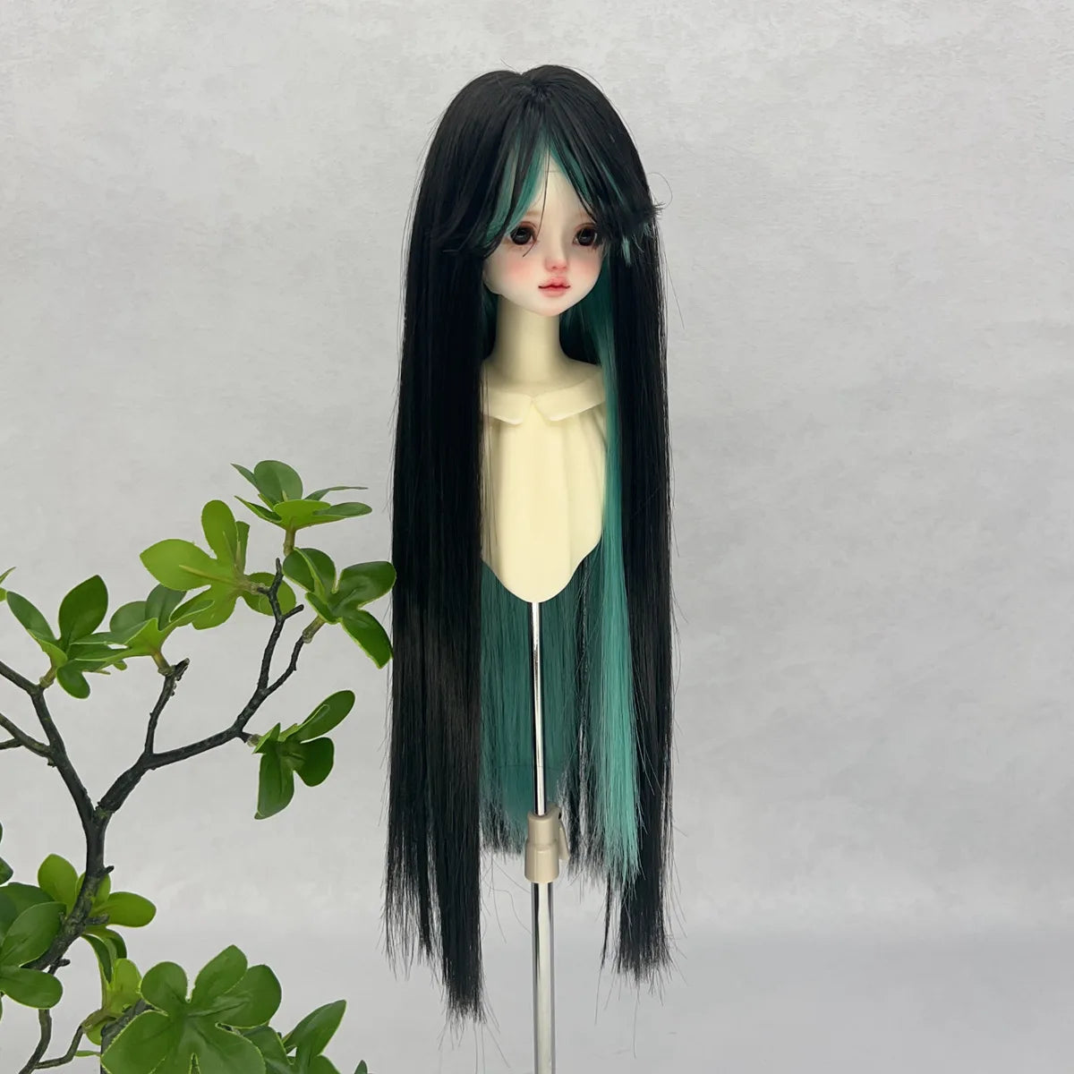 1/3 1/6 BJD/SD Doll Wig With Bangs Long Straight Wig Synthetic Wig For Girls Diy Bjd Wig Accessories
