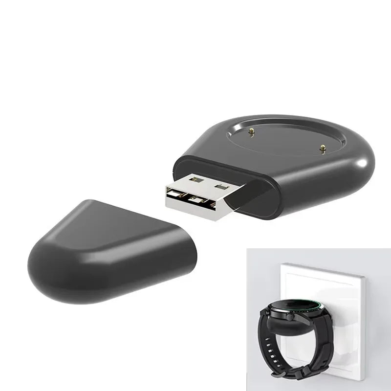 Dock Charger Stand Adapter USB Cable Holder For Amazfit Active 2/Bip 6/GTR 4 GTR4/GTR3 Pro/GTS 4 GTS4/GTS3/T-rex 2/Trex Ultra