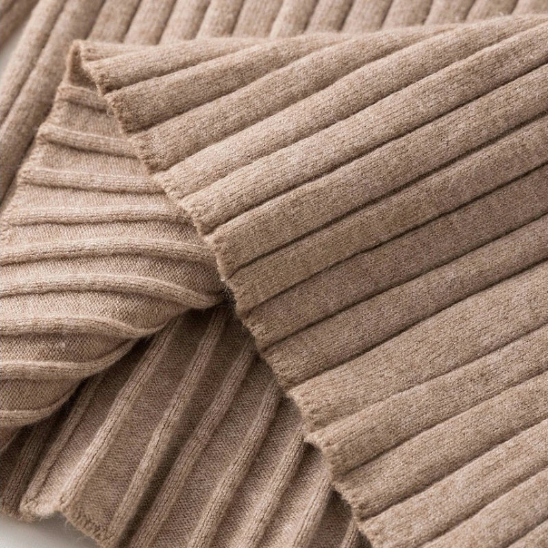 Autumn Winter 2025 Tops Pullovers Women Sweaters Knit Soft Jumper Tops O-Neck Ribbed Long Sleeve Korean Slim-fit Female Sweater