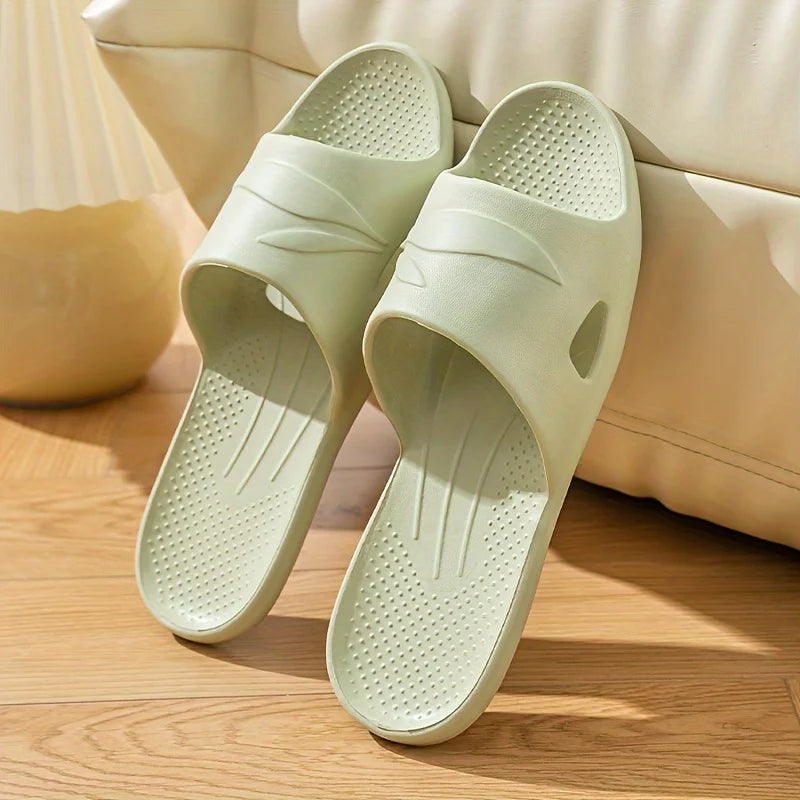 New foldable EVA comfortable slippers lightweight hotel travel slippers bathroom non-slip slippers home indoor flat shoes couple