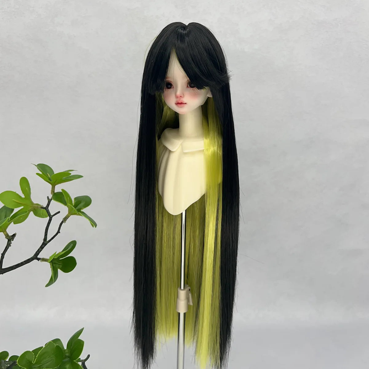 1/3 1/6 BJD/SD Doll Wig With Bangs Long Straight Wig Synthetic Wig For Girls Diy Bjd Wig Accessories