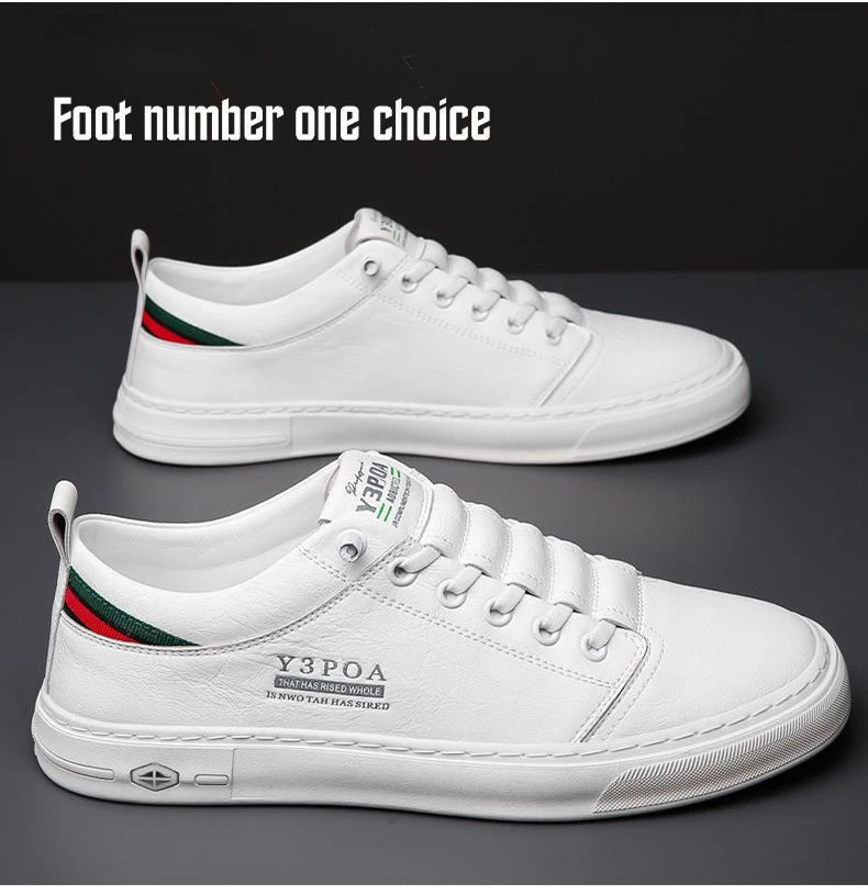 Luxury Men's Casual Shoes 2025 New High Quality Leather Shoes for Men Fashion Comfortable Sports Shoe Outdoor Men's Tennis Shoes