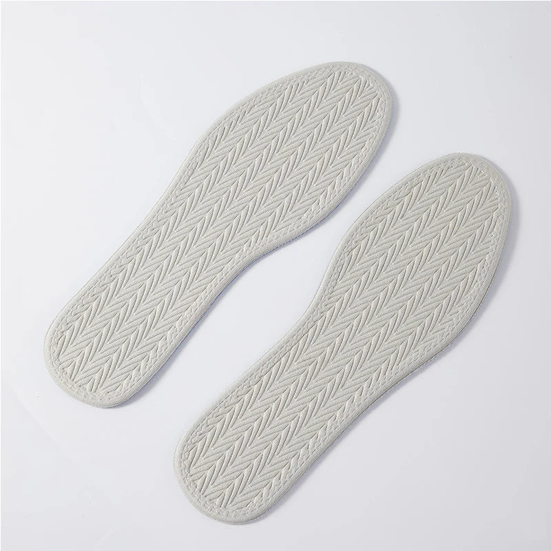 1Pair  Thin Soft Cushioning Replacement Insole Comfortable Cotton  Layer Foam Pads Absorb-Sweat Shoe Insert Breathable Insoles