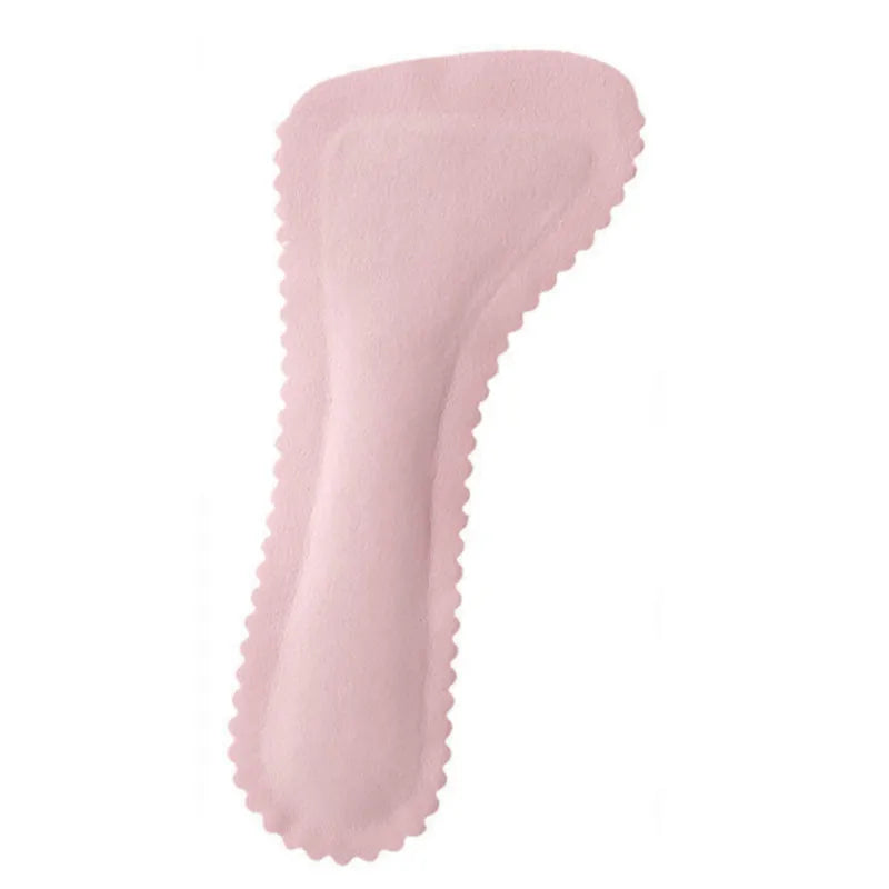 1Pair Anti-Slip Sweat-absorbent Massage Insoles Seven-point Pad Leather Half Pad Women Feet High Heel Insoles Orthotics Inserts