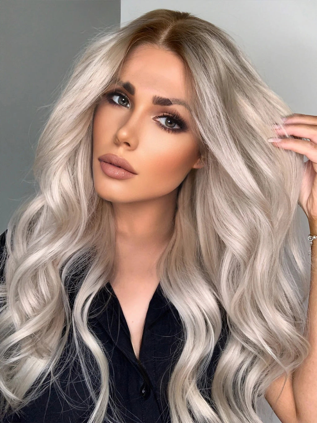 Blonde Unicorn Lace Front Wig Blonde Wave Wig Hair Synthetic Wigs for Black White Women Daily Party Cosplay Heat Resistant Hair