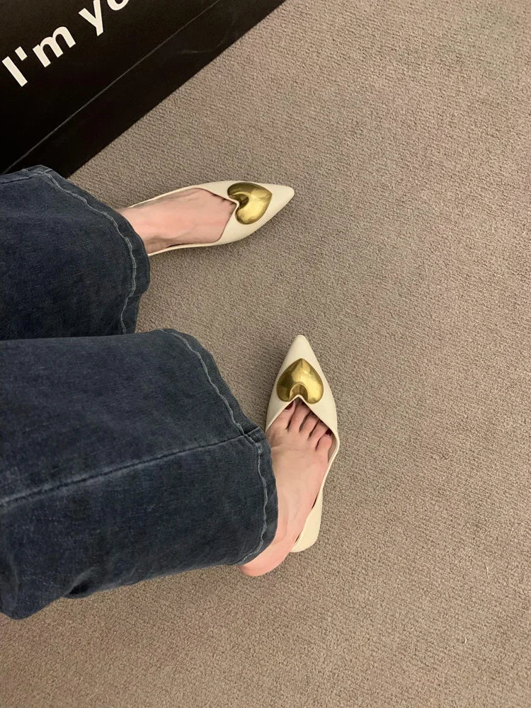 Elegant Black Flat Bottomed Single Shoes For Women New Spring Autumn/Winter French Style Soft Bottomed Comfortable Commuting Sho