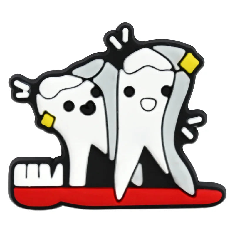 Dentist Shoe Charms for Crocs Accessories Sandals Men Clogs Pins Women Badges Boy Girls Jeans Kids Decorations Buckle Shoes