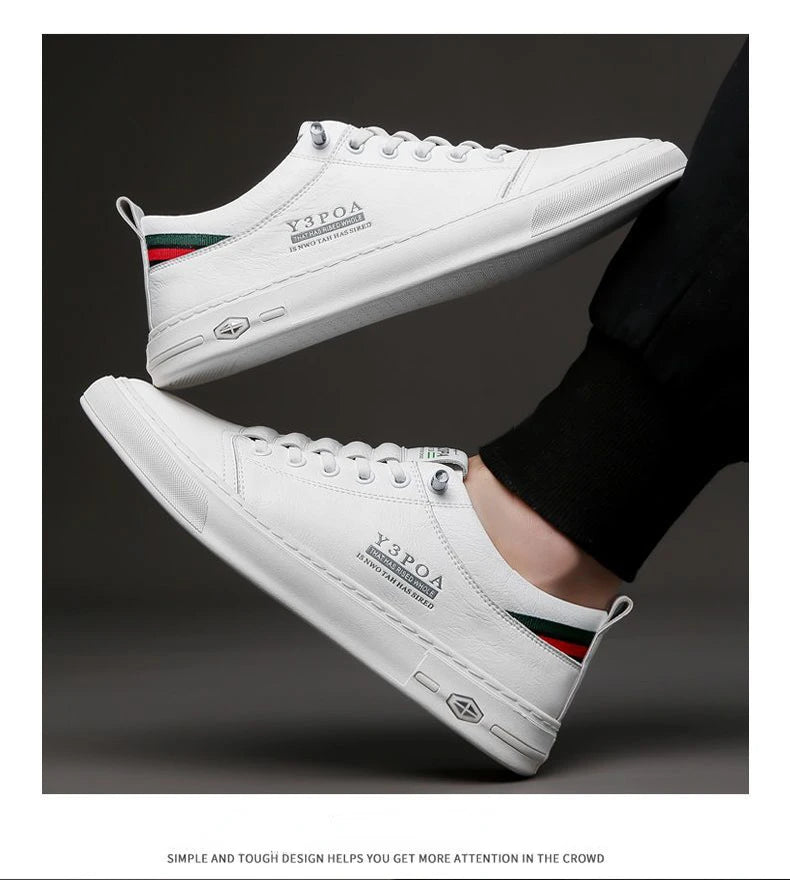 Luxury Men's Casual Shoes 2025 New High Quality Leather Shoes for Men Fashion Comfortable Sports Shoe Outdoor Men's Tennis Shoes