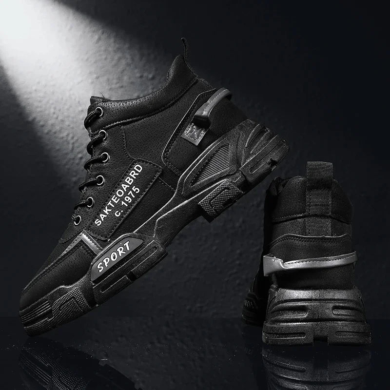 Men's Casual Boots Soft Sole Anti Slip Four Seasons Work Outdoor Botas Student Sports Boot Fashion Youth Versatile Trendy Boots