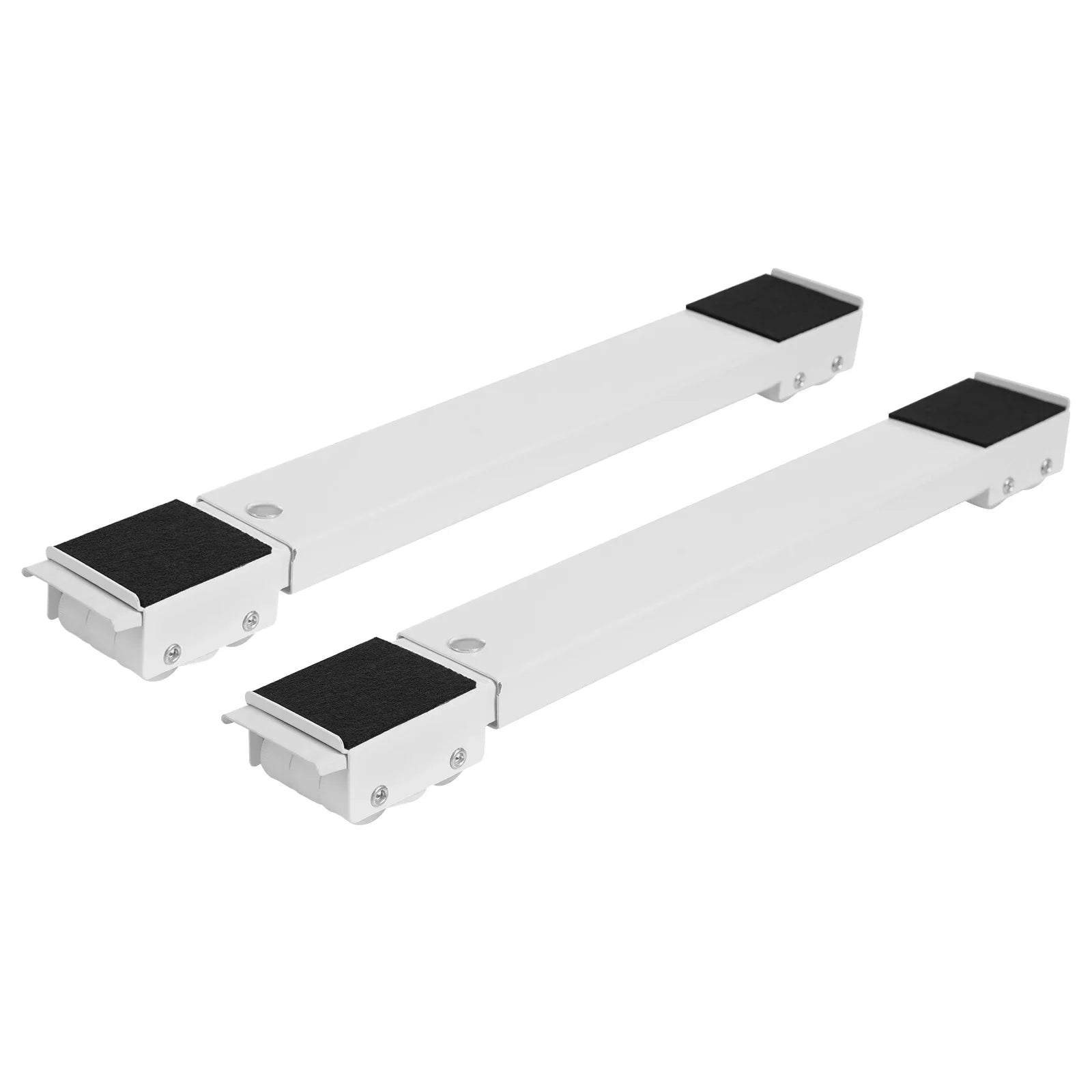 2 PCS Base Stand Adjustable Length Holder Appliance Rollers For Washing Machine 440.92lbs Load-bearing