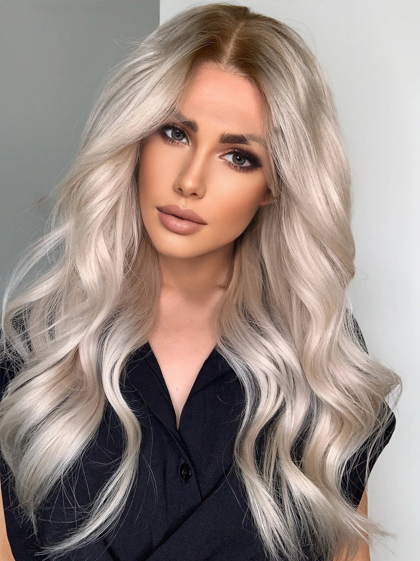 Blonde Unicorn Lace Front Wig Blonde Wave Wig Hair Synthetic Wigs for Black White Women Daily Party Cosplay Heat Resistant Hair