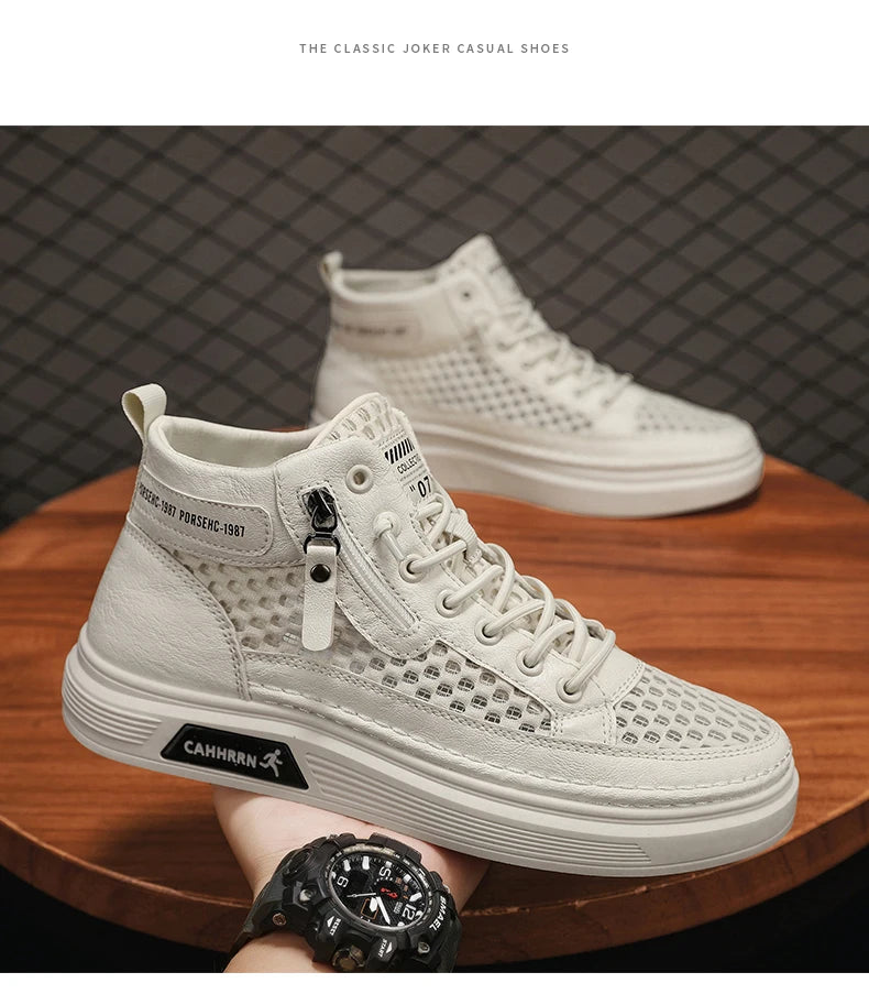 CYYTL Mesh Summer Shoes For Men Breathable Sneakers Casual Outdoor Running Tennis Platform Sports Hiking Designer Luxury Loafers