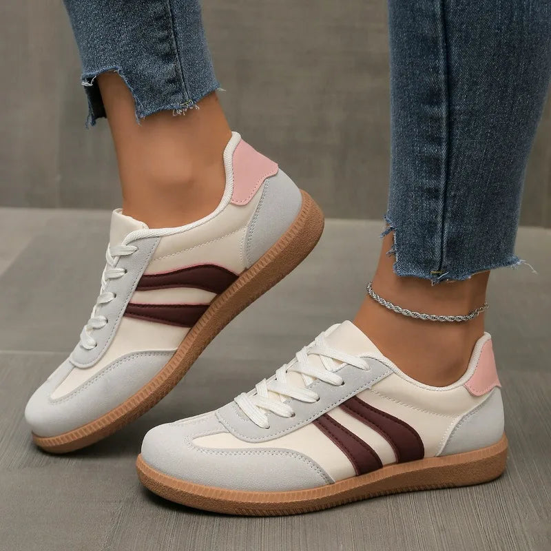 Womens Sneakers Spring New Luxury Flat Loafers Comfortable Slip on Soft Female Sneakers Lightweight Outdoor Shoes for Women