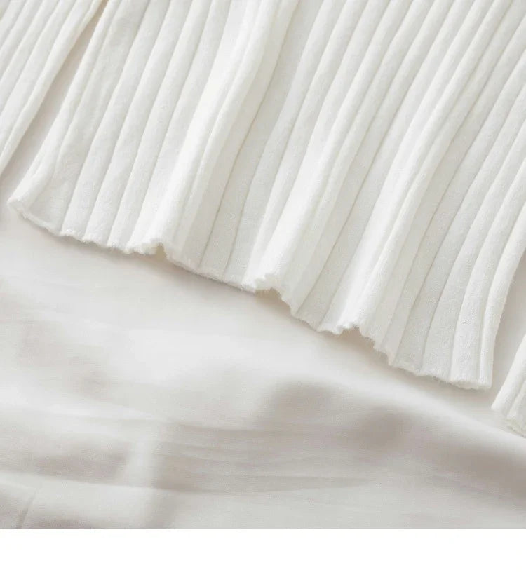 Autumn Winter 2025 Tops Pullovers Women Sweaters Knit Soft Jumper Tops O-Neck Ribbed Long Sleeve Korean Slim-fit Female Sweater