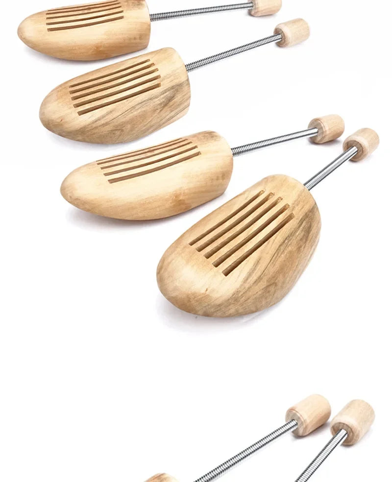 2Pcs/4PCS Trees Anti Deformation Men Woman Spring Shoes Wood Shoes Stretcher Wooden Shoe Tree Shaping Anti Wrinkle Shoe Lasts