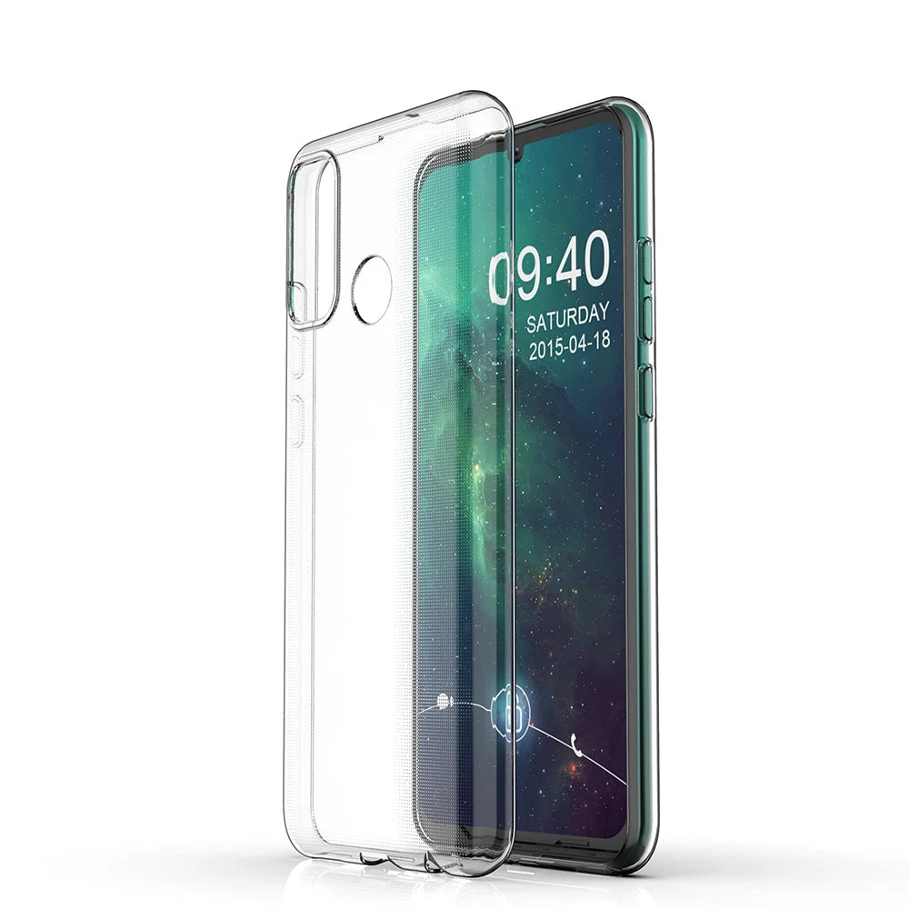 Transparent Phone Case For Huawei P Smart 2020 2021 Honor 10X Lite X10 Y5P Y6P Y7P Y7A Y9A Y8S Nova 6 7 8 se Soft TPU Back Cover