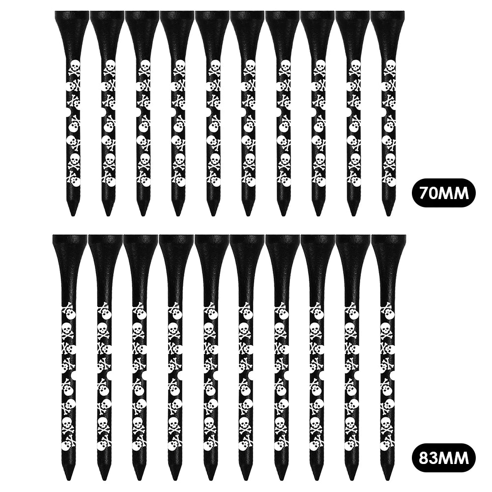 10pcs Golf Ball Tee Base Natural Wooden Golf Balls Tee Holder Stable Base Lightweight High Strength Outdoor Sports Accessories