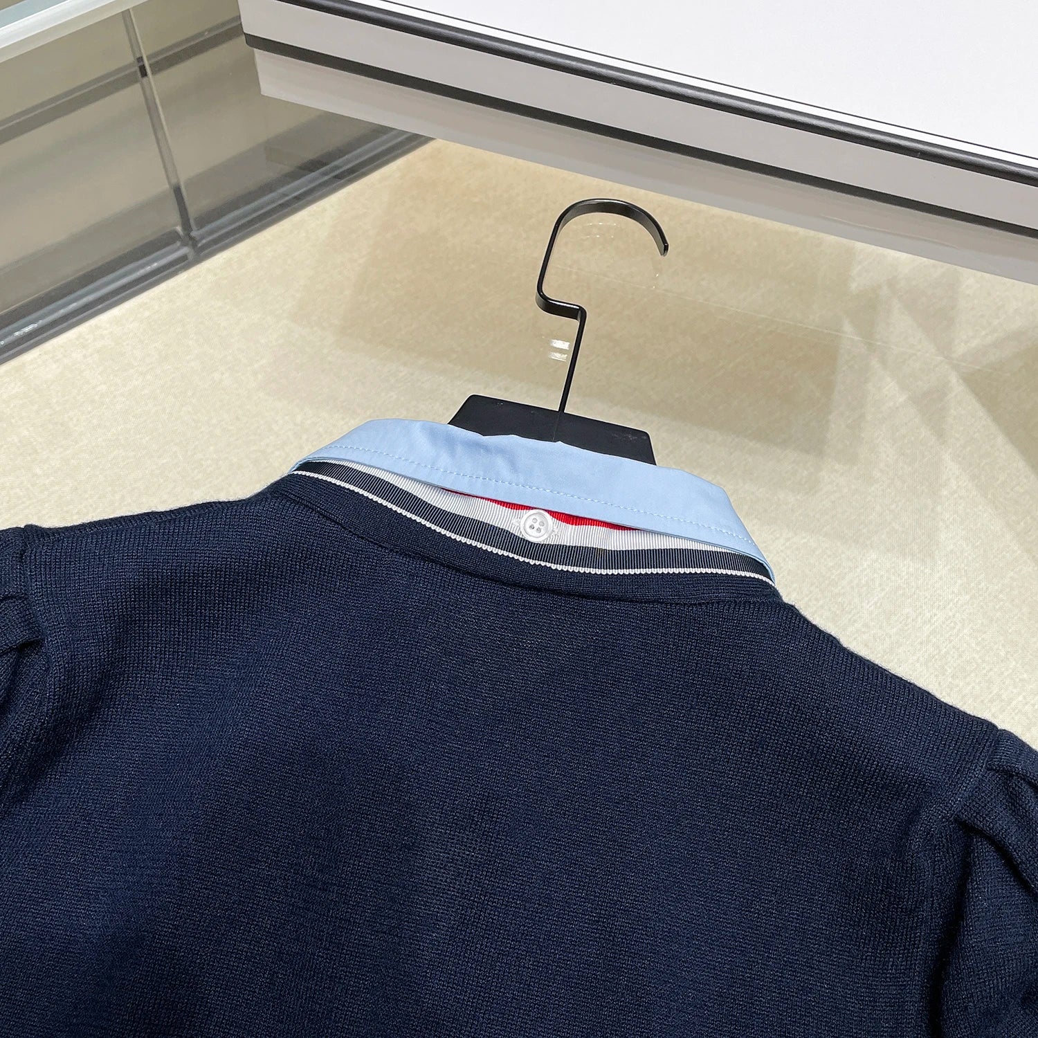 High-End European Sle Women's Knitted ort Top  Collar Belted College Faion Upperwear Comfortable Regular Fit Summer...