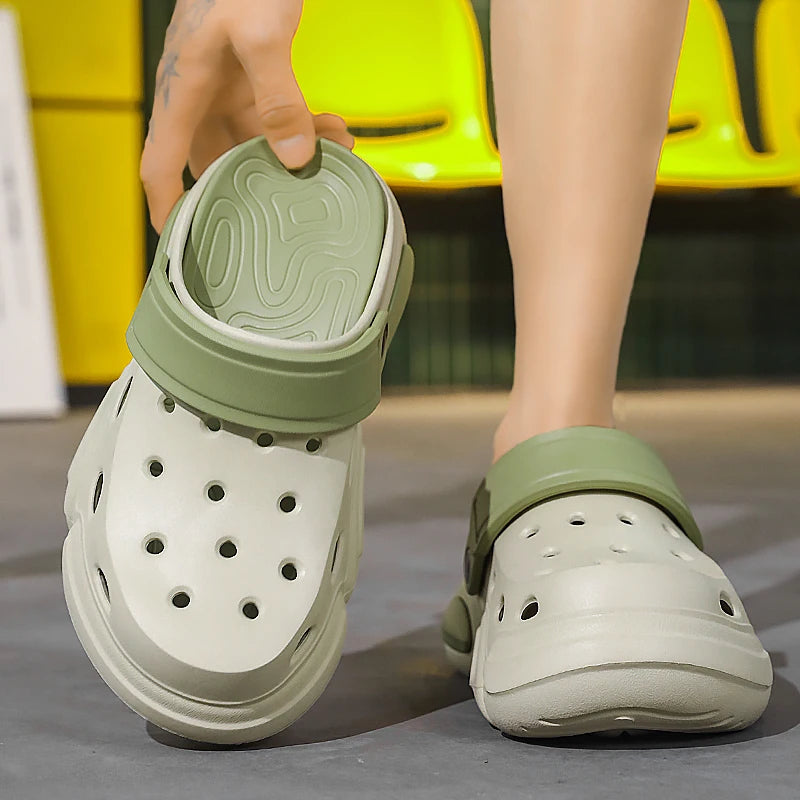 Couple Style Men's and Women's Slippers 2025 New Outer Wear Summer Home Shoes Casual Beach Slippers