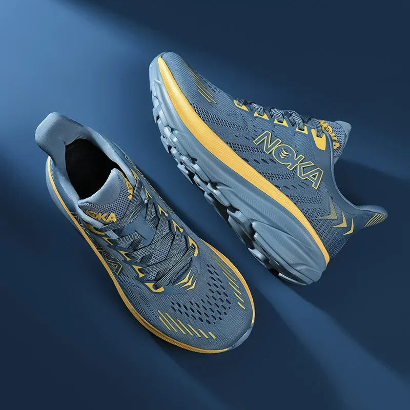 New Casual Sneakers Marathon Air Cushion Men Sports Running Shoes Breathable Lightweight Comfortable Athletic Nonskid- Sneakers*