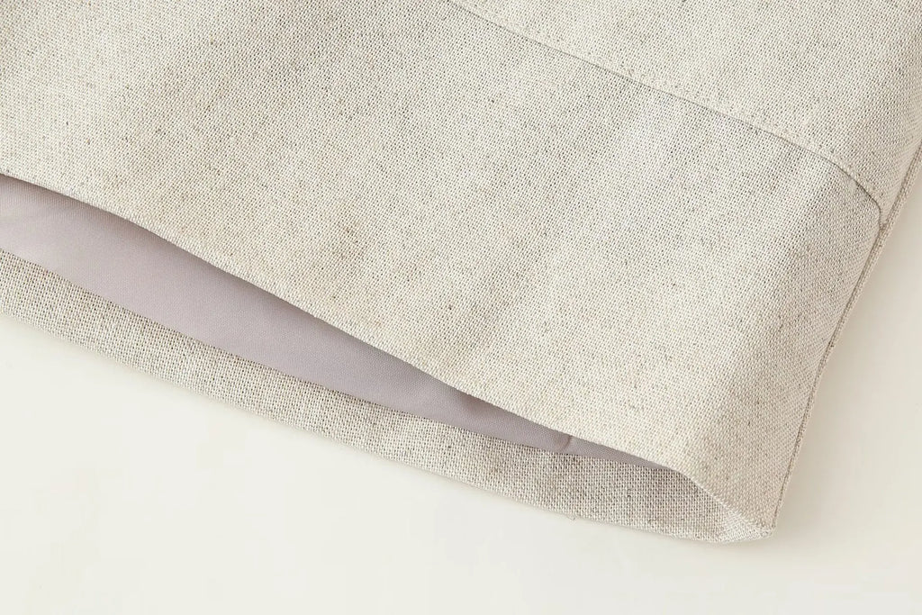 2025 New Set Women's Asymmetric Buckle Vest Short Skirt Set Round Neck Sleeveless Top A-line Skirt Summer New Casual Chic Set