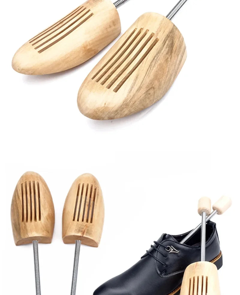 2Pcs/4PCS Trees Anti Deformation Men Woman Spring Shoes Wood Shoes Stretcher Wooden Shoe Tree Shaping Anti Wrinkle Shoe Lasts