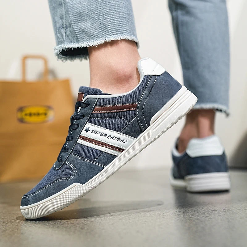 Men Shoes New 2024 Flats Walking Leather Casual Shoes Men Barefoot Wide-toed Shoes Wider Toe Casual Sneakes Large Size 47 48