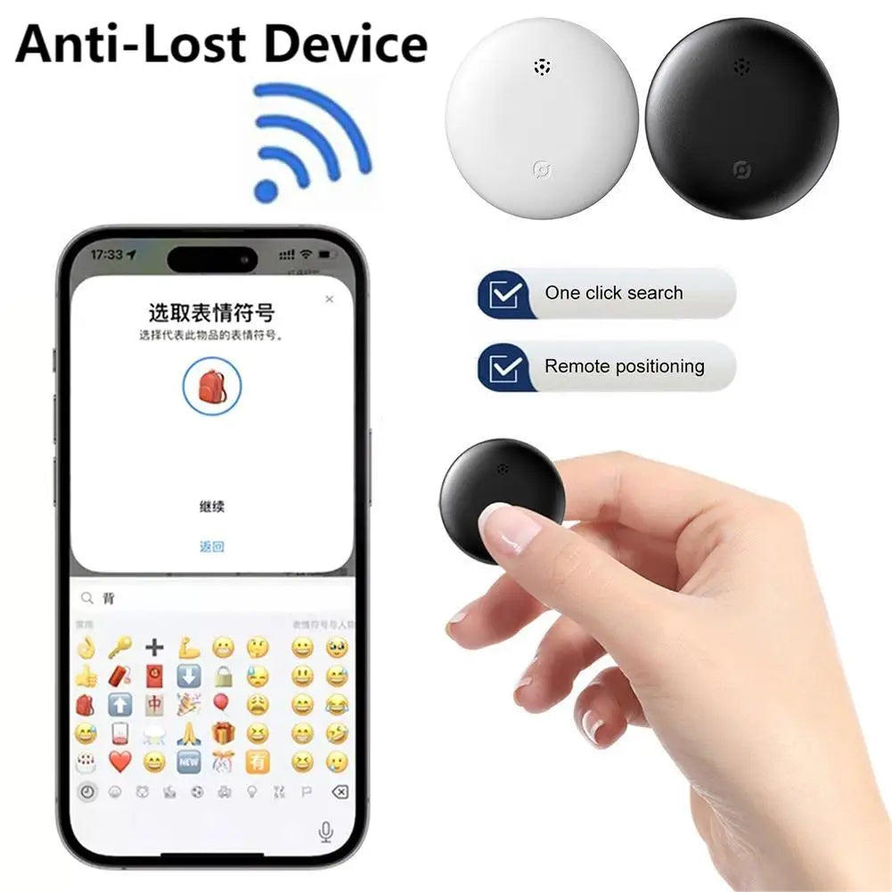 Mini GPS Locator Tracker Air tag Tracking Anti-Lost Device For Pet Kid Wallet Key Finder GPS Tracker Smart Tag For Apple Find my