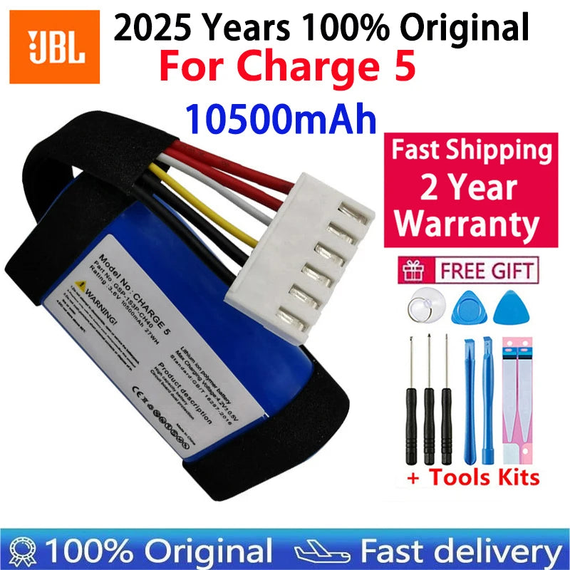 2025 Years Replacement Original Speaker Battery For JBL Link 10 20 G03 Clip Charge Boombox Flip Pulse Xtreme 1 2 3 4 5 6 Bateria
