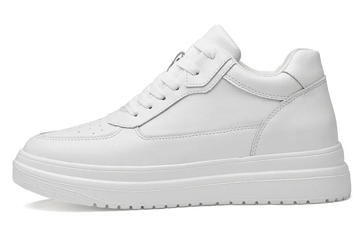 Luxury Elevator Shoes Men Women Sneakers Height Increasing Invisible 6 8 10CM Heighten Sports Man Taller Lift White Shoes