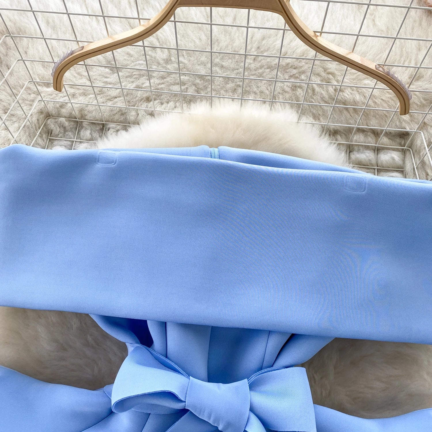 Sexy One-oulder Banded Waist Gown Set with Pleated Skirt Two-Piece Ensemble Courtly Sle Versatile Top f-length A-Line ...