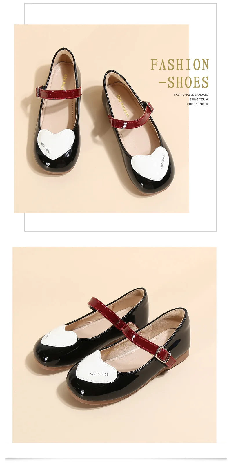 2023 Autumn Girl Leather Shoes New Elegant Party Children Princess Shoes Light Shallow Comfy Kids Flats Shoes Fashion Versatile