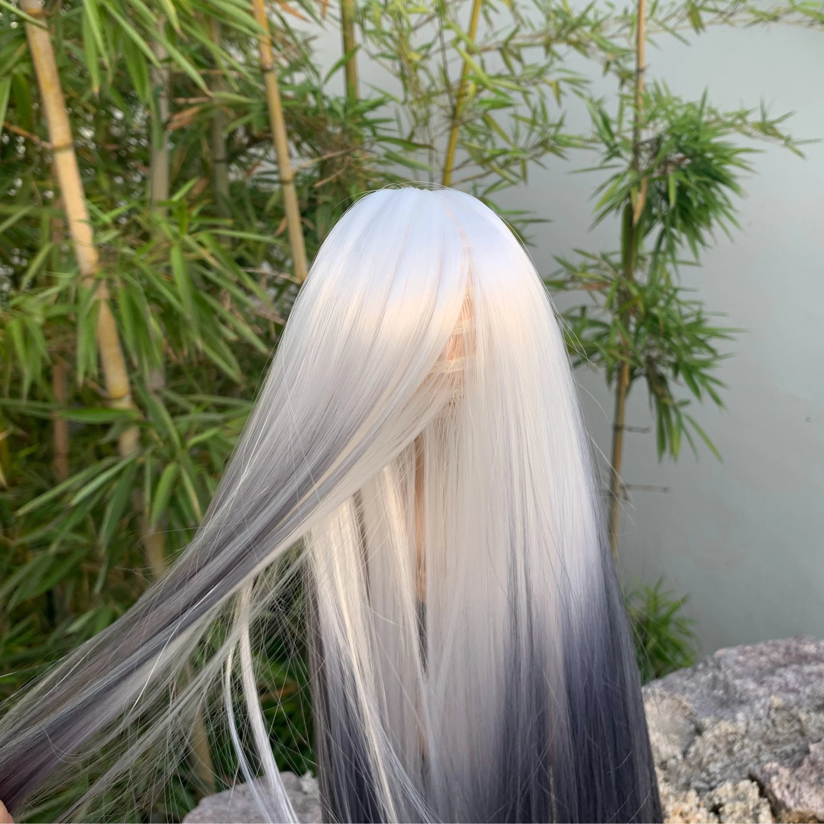 Bjd Doll Wig1/3 & Small 1/3 & 1/4 & 1/6 Long Straight Hair Synthetic Wig Doll Accessories For Girls DIY Makeup Accessories BJD