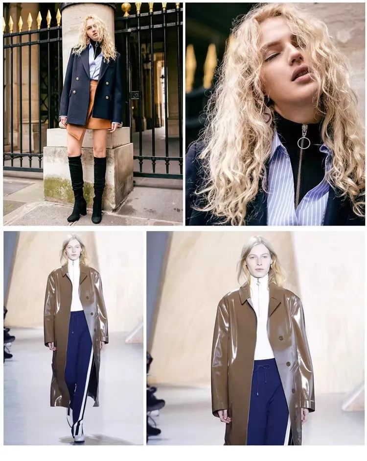 Autumn Winter Turtleneck Women Sweater Long Sleeve Zipper Neckline Knitted Pullover Female Sweater Slim Basic Knitted Jumpers