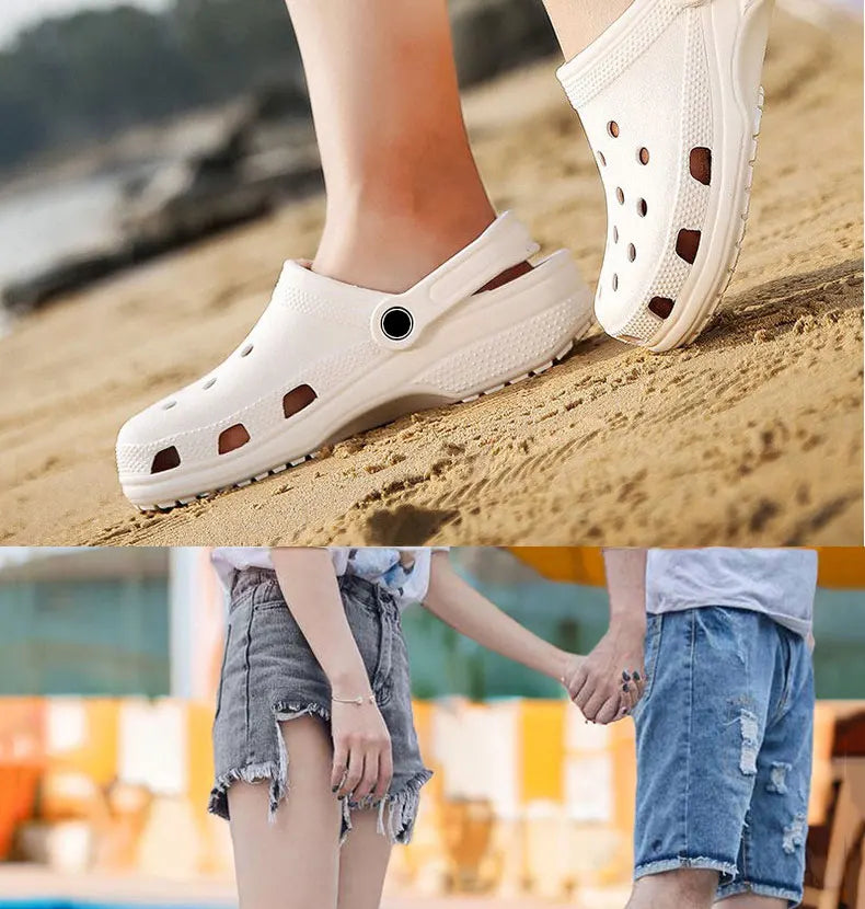 Eva Sandals Beach Shoes Outdoor Clogs Men and Women Same Style Garden Shoes