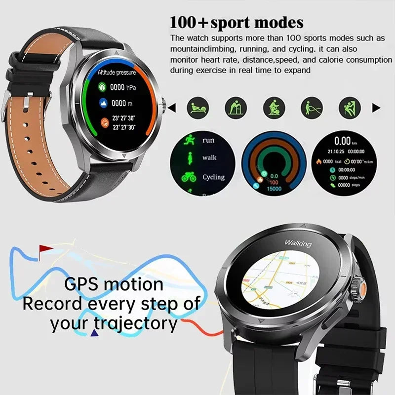 Xiaomi S4 Ultra Outdoor Sports Smart Watch Men AMOLED Screen NFC GPS Compass Heart rate Waterproof Bluetooth Call SmartWatch
