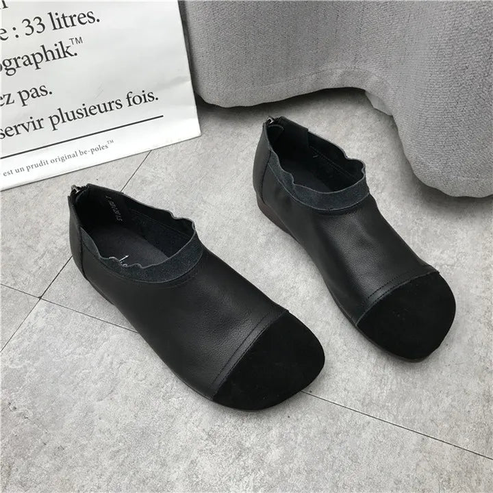 Careaymade-Genuine leather big size women's shoes,pure handmade Winter plush soft thick warm cotton boots women antiskid shoes