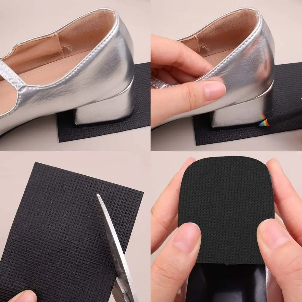 Durable Elastic Sole Anti Slip Sticker Wearable Self Adhesive Shoe Bottom Pads Repair Shoe Sole Protectors
