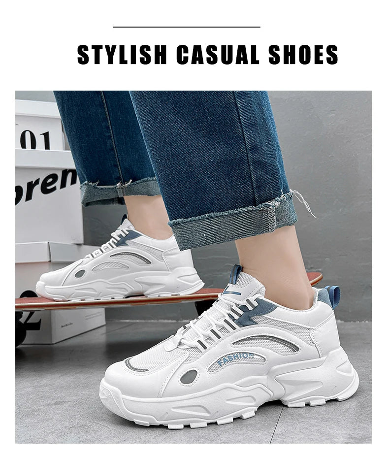 New Casual Sports Dad Shoes for Men Trendy Shoes Men's Sneakers Male Breathable Platform Tenis Masculino Shoes