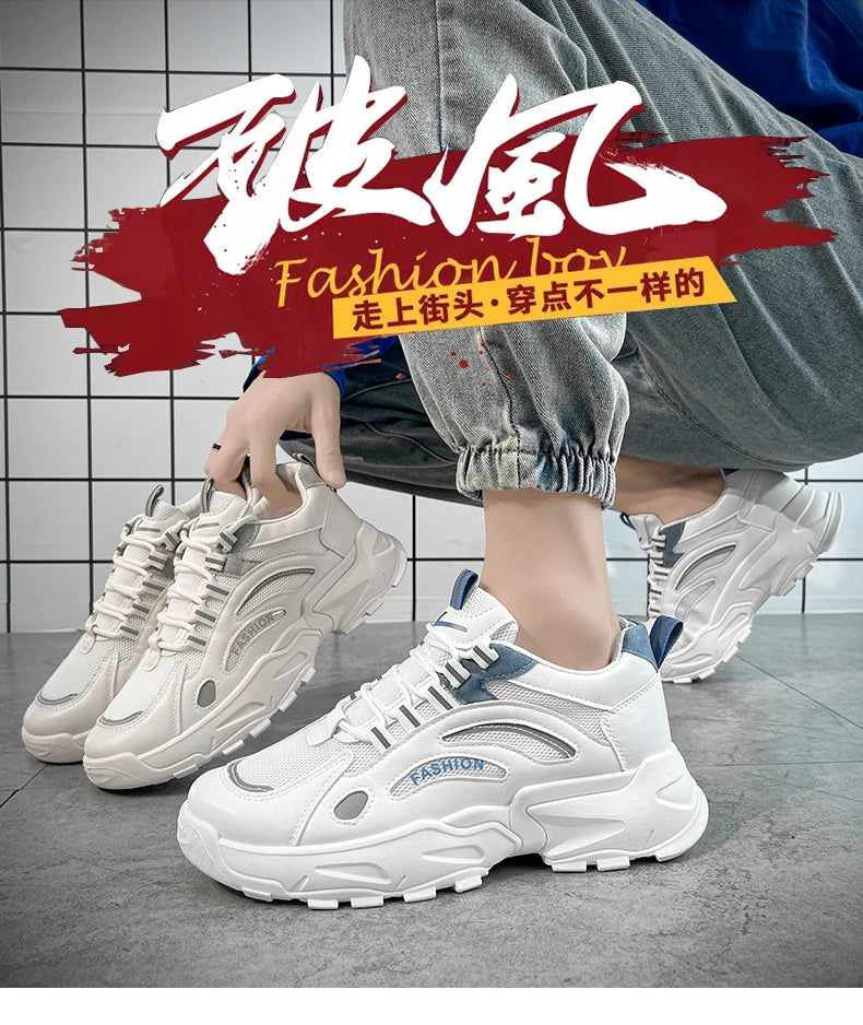 New Casual Sports Dad Shoes for Men Trendy Shoes Men's Sneakers Male Breathable Platform Tenis Masculino Shoes