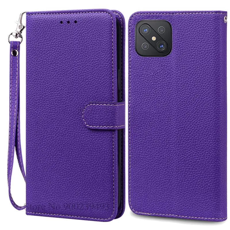 For OPPO Reno4 Z 5G Case Reno4Z Wallet Leather Flip Phone Case For OPPO Reno 4 Z 5G Cases Candy fundas Reno 4Z 5G Coque Shell