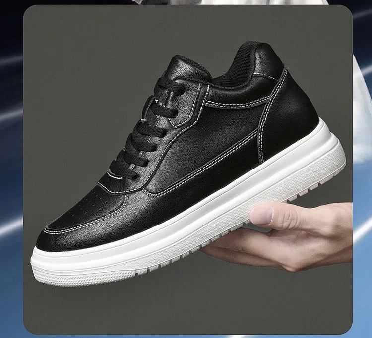 Luxury Elevator Shoes Men Women Sneakers Height Increasing Invisible 6 8 10CM Heighten Sports Man Taller Lift White Shoes