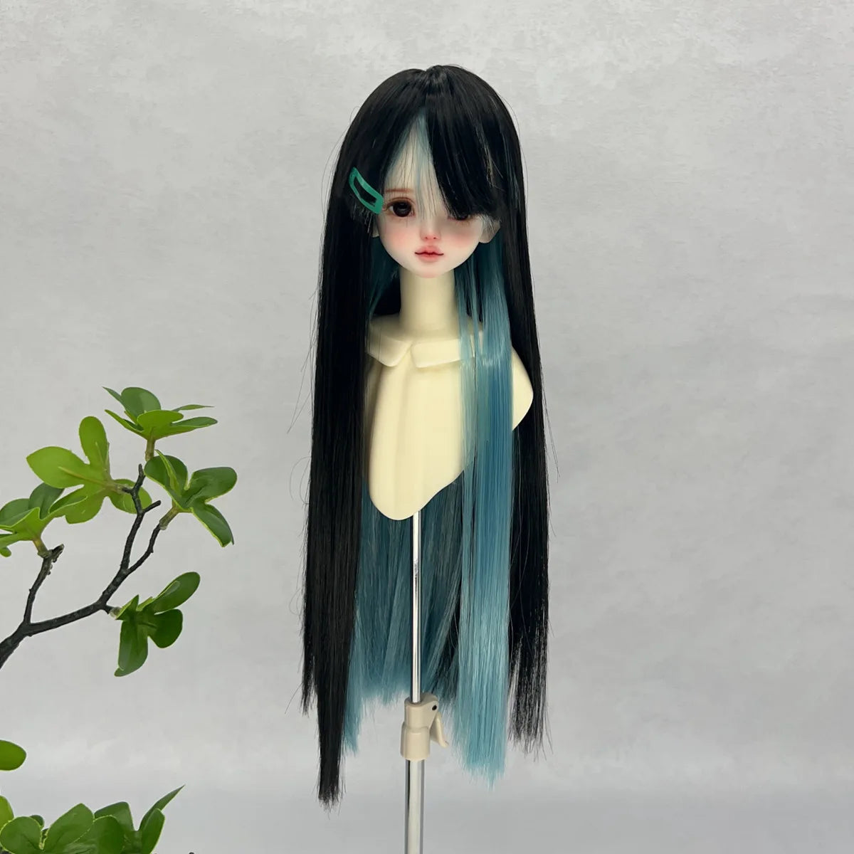 1/3 1/6 BJD/SD Doll Wig With Bangs Long Straight Wig Synthetic Wig For Girls Diy Bjd Wig Accessories