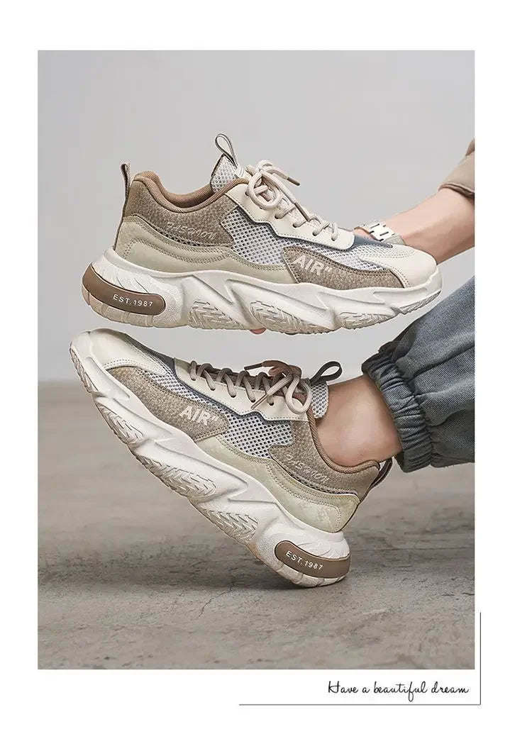 Men Casual Sports Shoes Breathable Lightweight Sneakers Summer Outdoor Tennis Running Walking Shoes Male Vulcanized Shoes Man