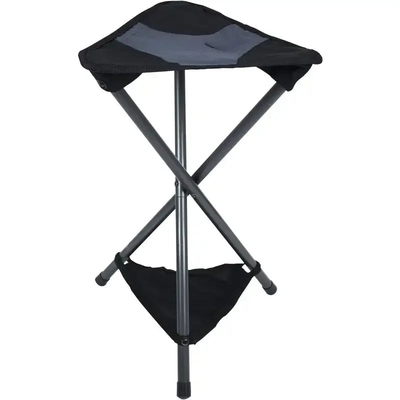 Outdoor Quik-E Seat Collapsible Stool with Back Support