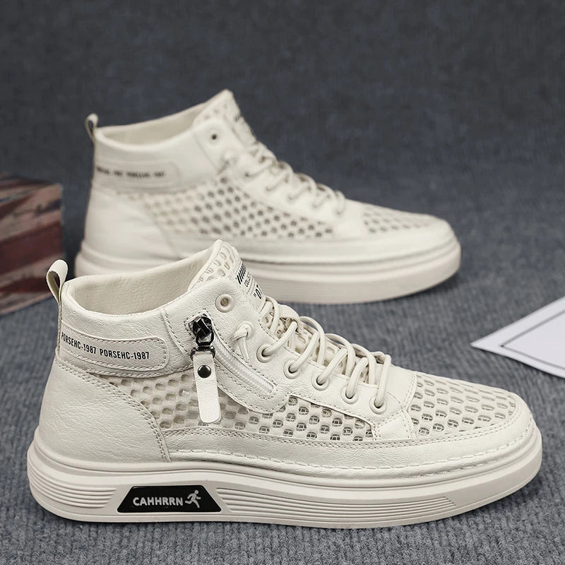 CYYTL Mesh Summer Shoes For Men Breathable Sneakers Casual Outdoor Running Tennis Platform Sports Hiking Designer Luxury Loafers